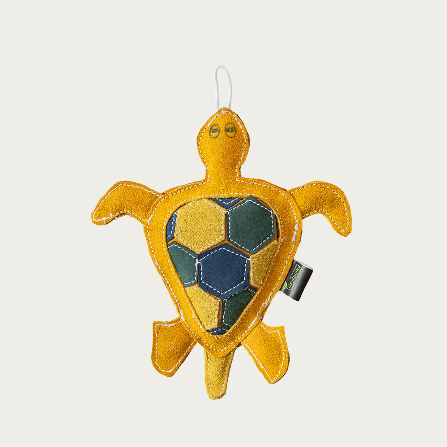 Handmade Leather Sea Turtle Ornament