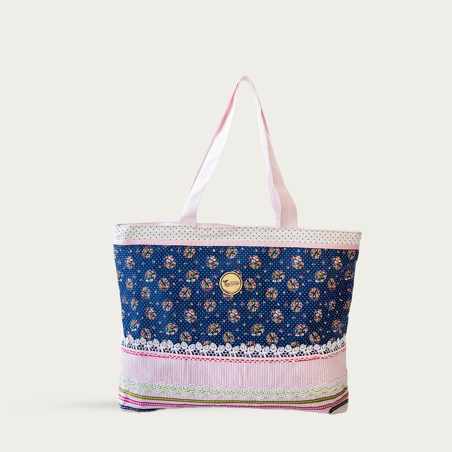 Vintage Floral Clothing Tote Bag