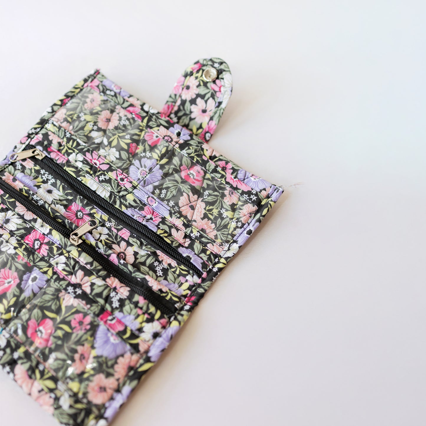 Floral Print Clutch Wallet