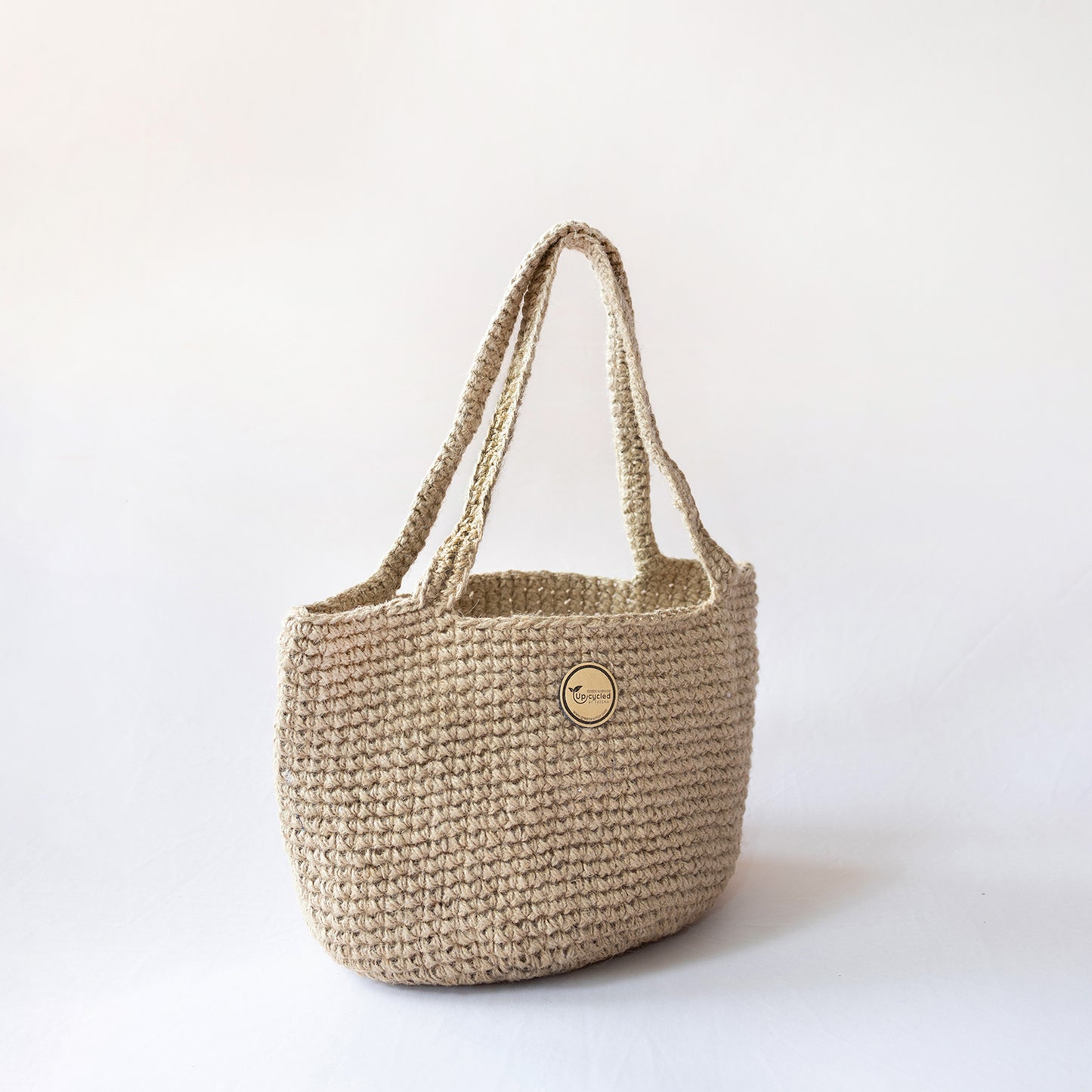 Boho Woven Tote Bag with Tassel Trim