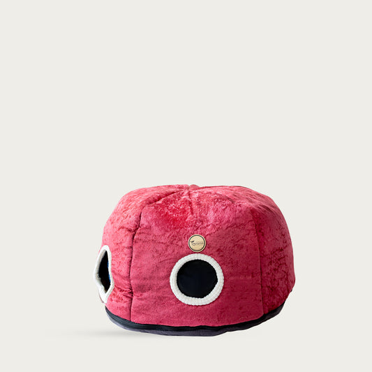 Plush Cat Cave Pet Bed