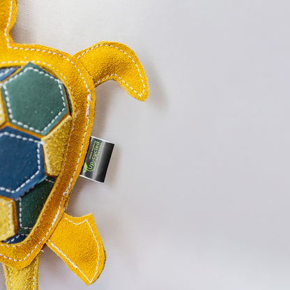 Handmade Leather Sea Turtle Ornament