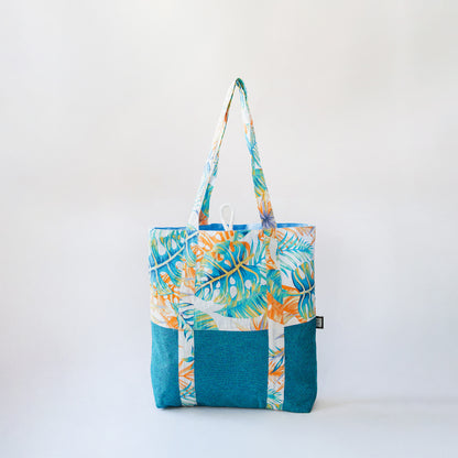 Floral Print Clothing Tote Bag